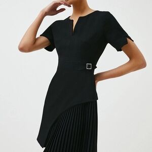 Karen‎ Millen Black Asymmetrical Dress